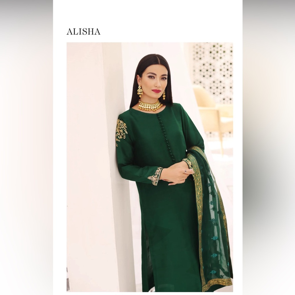 Pakistani Designer Salwar Kamiz- Aghanoor